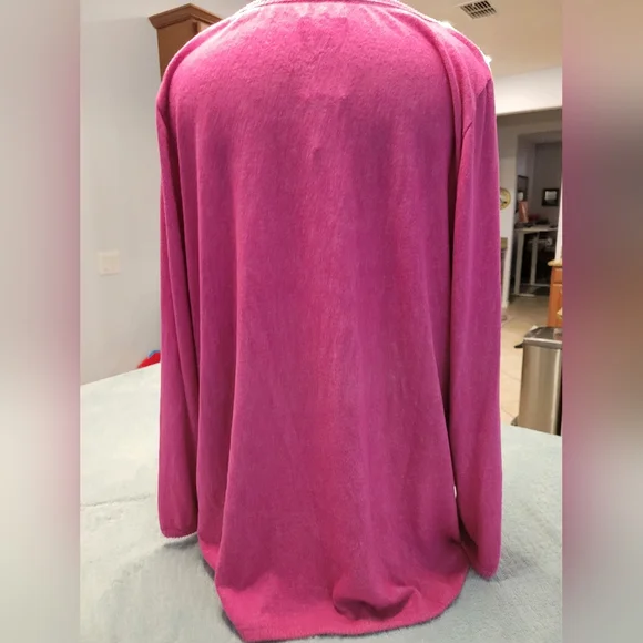 NEW Per Se WOMENS Pink Braided sides Sweater-SOZE 2XL - NWT - Picture 5 of 13